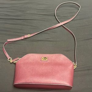 Maroon Calvin Klein crossbody bag